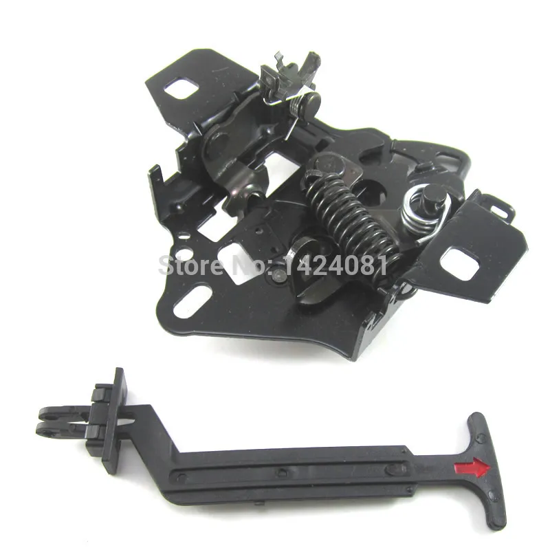 

Engine Hood Latch Lock & Bonnet Hood Release Rod Lock Pull Handle For VW Passat 1998-2000 3B0823509T 3B0823593
