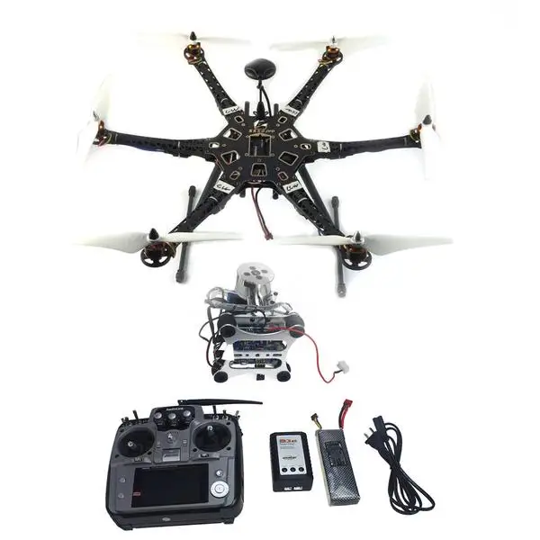 Полный комплект дрона в собранном виде RTF HMF S550 рама GPS APM2.8 управление полетом с