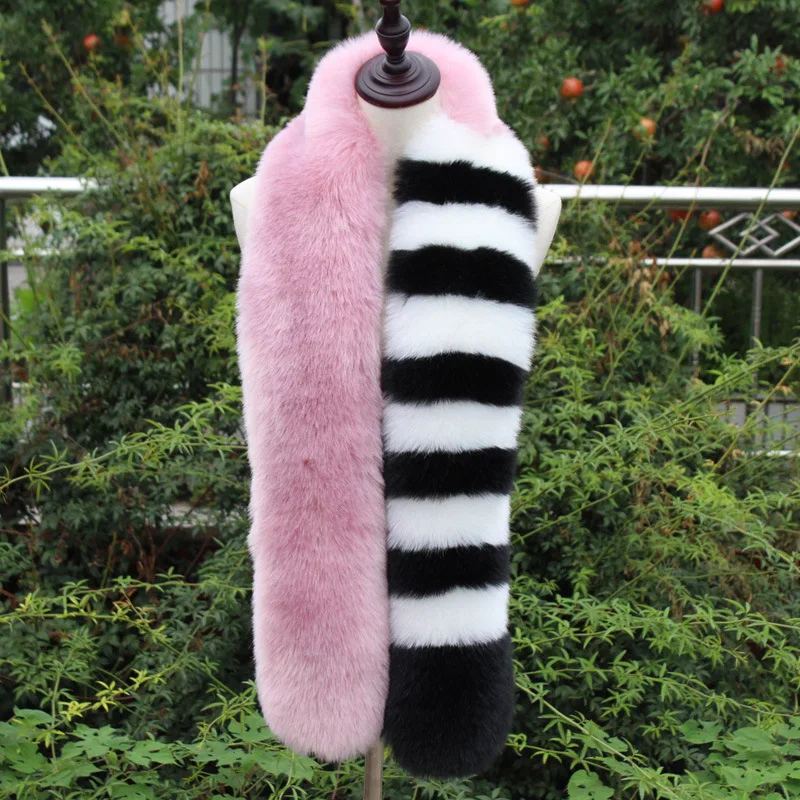 Модная женская имитация лисьего меха 205 см плюшевый женский двухцелевой