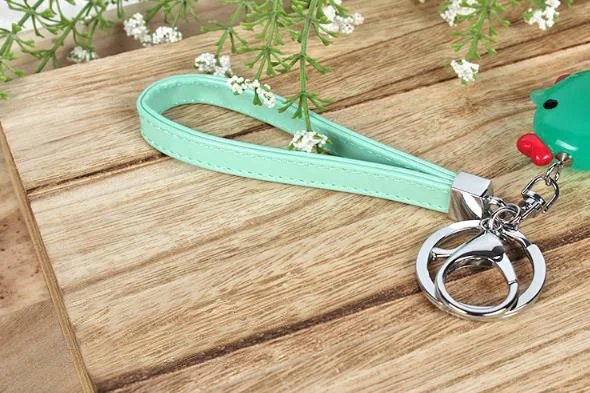 Милые Акриловые Чик кольцо для ключей и брелок Мода заполнять хлопка мультфильм