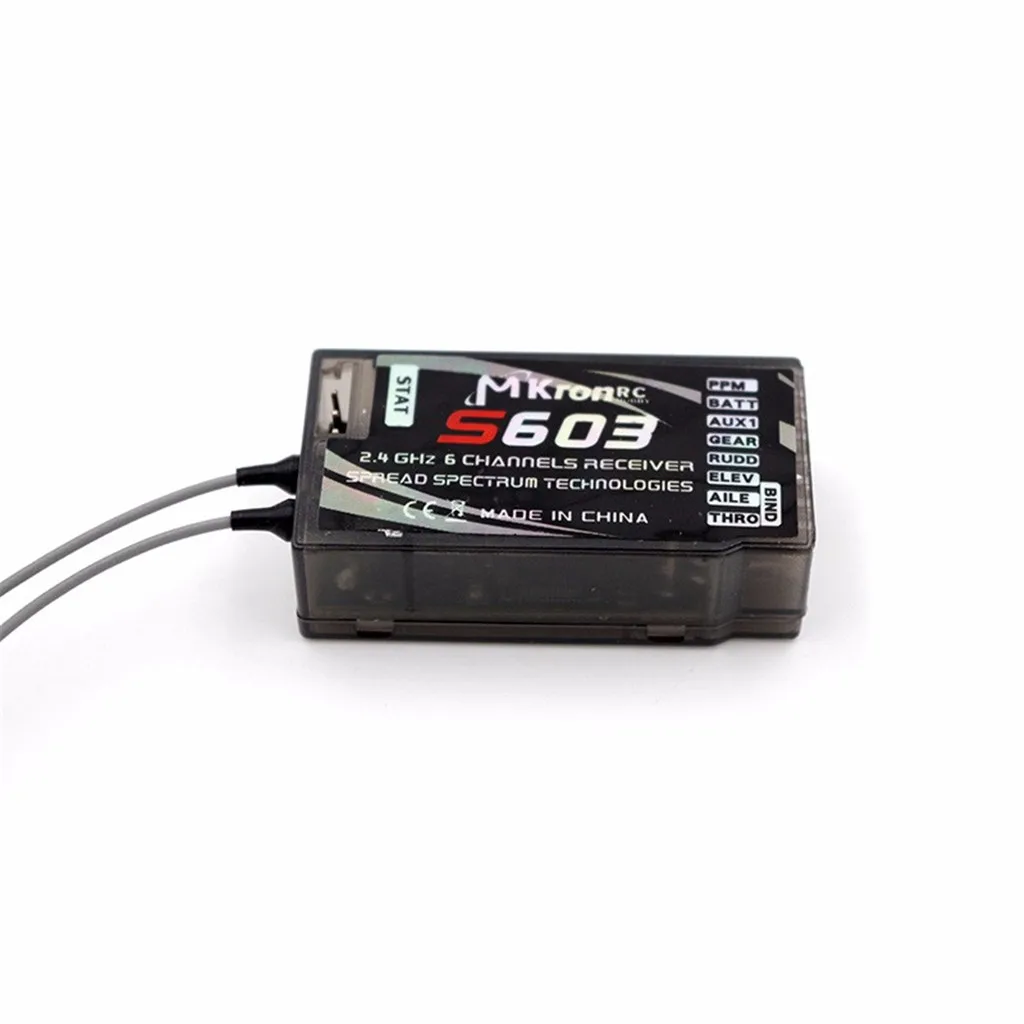 2 4 GHz S603 цифровая модуляция распространения 6CH приемник для DX6i JR DX7 RC F510|Детали и