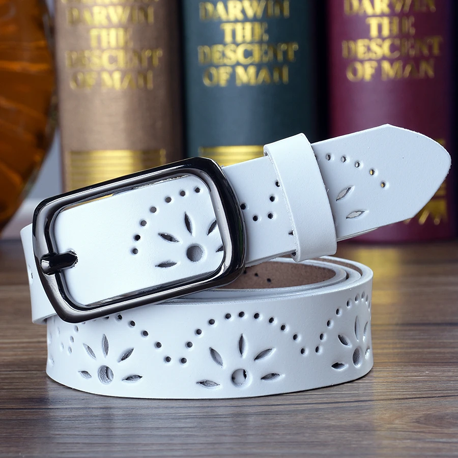 Leather belt for Women NEW women Top quality strap female for jeans 2019 Women genuine leather belt,waistband female hollow out