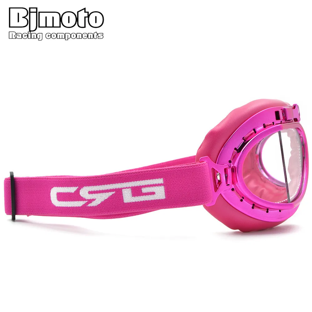 BJMOTO 2019 очки для сноуборда мотоциклетные мотокросса в стиле Harley пилота розового