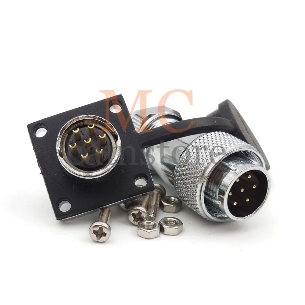 WS16 коннектор 7 контактный проектор и розетка водонепроницаемый