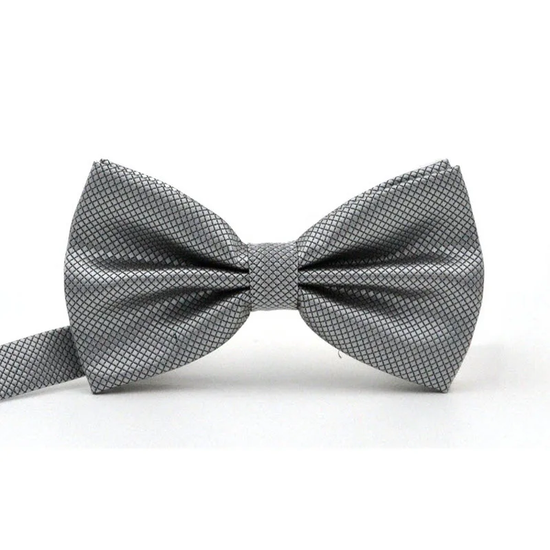 Мужской жакет галстук-бабочка Для женщин клетчатый Bowties Свадебные Галстуки для смокингов бабочка - Цвет: 6 light grey