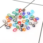 70 шт.лот 5*7 мм Австрийские хрустальные граненые бусины в форме слезы стеклянные бусины с отверстием россыпью для изготовления ювелирных изделий сделай сам