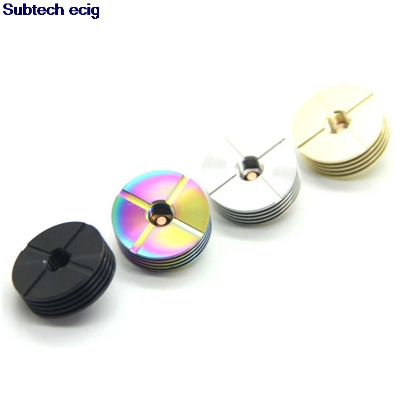 

5pcs 510 Atomizer Adapter Heat Sink 2 Adaptor Heatsink 25mm 510 Thread Bottom attached Fit RDA RBA Mods E Cigarette free ship