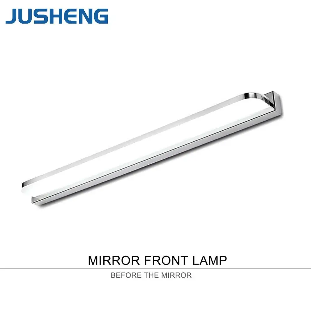 

JUSHENG Modern Linear LED Wall Lights Fixtures over Mirror Lights in Bathroom Indoor Sconce lamps Lighting 25~112cm AC90-260V