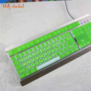 For Logitech MK275 MK120 K840 G710 K270 K100 K800 G105 RGB Desktop PC Mechanical Gaming Keyboard skin Silicone Keyboard Cover