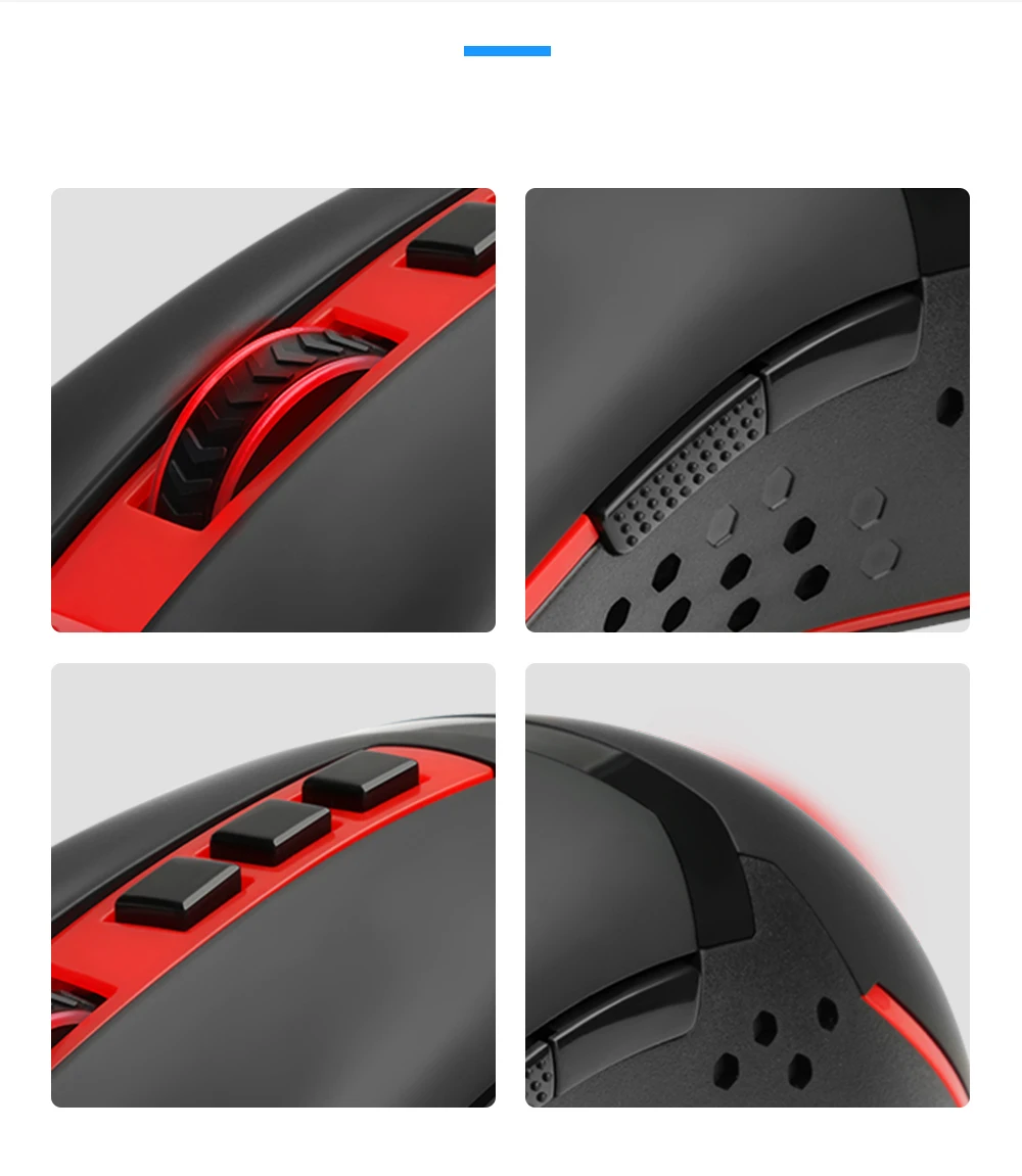 Redragon Беспроводной игровой Мышь PC 4800 Точек на дюйм 1 Режим подсветки 8 программируемых кнопок 2.4 г Беспроводной соединения для рабочего стола Мышь S