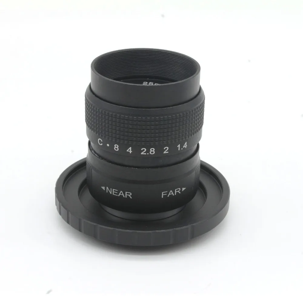 25 мм f/1,4 C 1/2 миниатюрный зеркальный объектив для Nikon 1 крепление N1 камера J1 J2 J3 V1 V2 S1+ 2 Кольцевая вспышка для макросъемки
