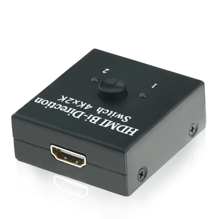 EMK HDMI коммутатор 2 порта двунаправленный ручной переключатель 2x1 1x2 сплиттер HDCP