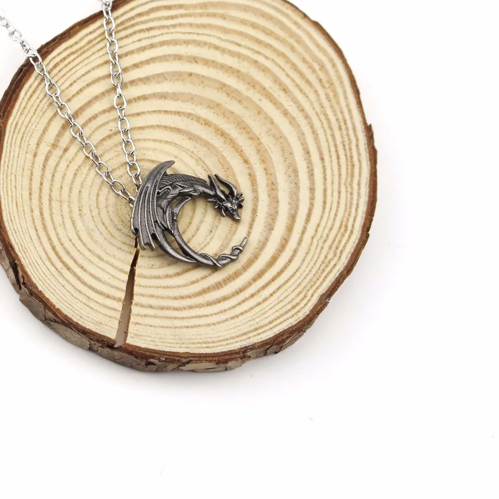 Новинка, подвеска "Игра престолов", винтажный аксессуар, кельтский дракон/Smaug, ожерелье с цепочкой, подвески