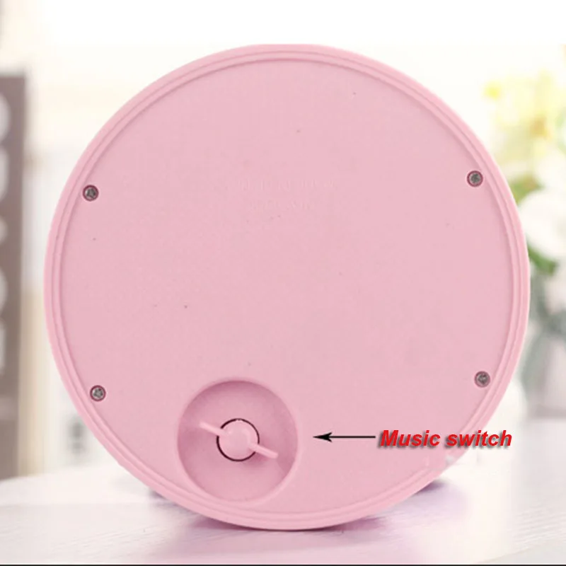 Креативная музыкальная шкатулка в форме торта с двойным зеркалом для украшений