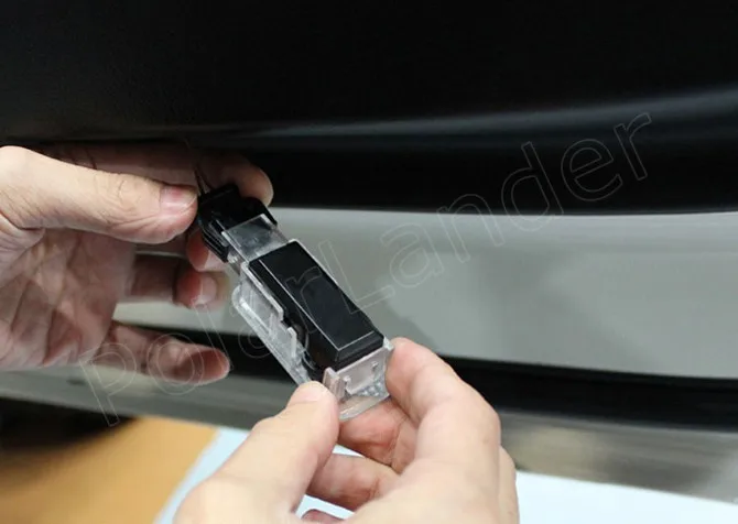 2X1W автомобильный проектор Дверь LED логотип лампа призрак Тень Добро пожаловать