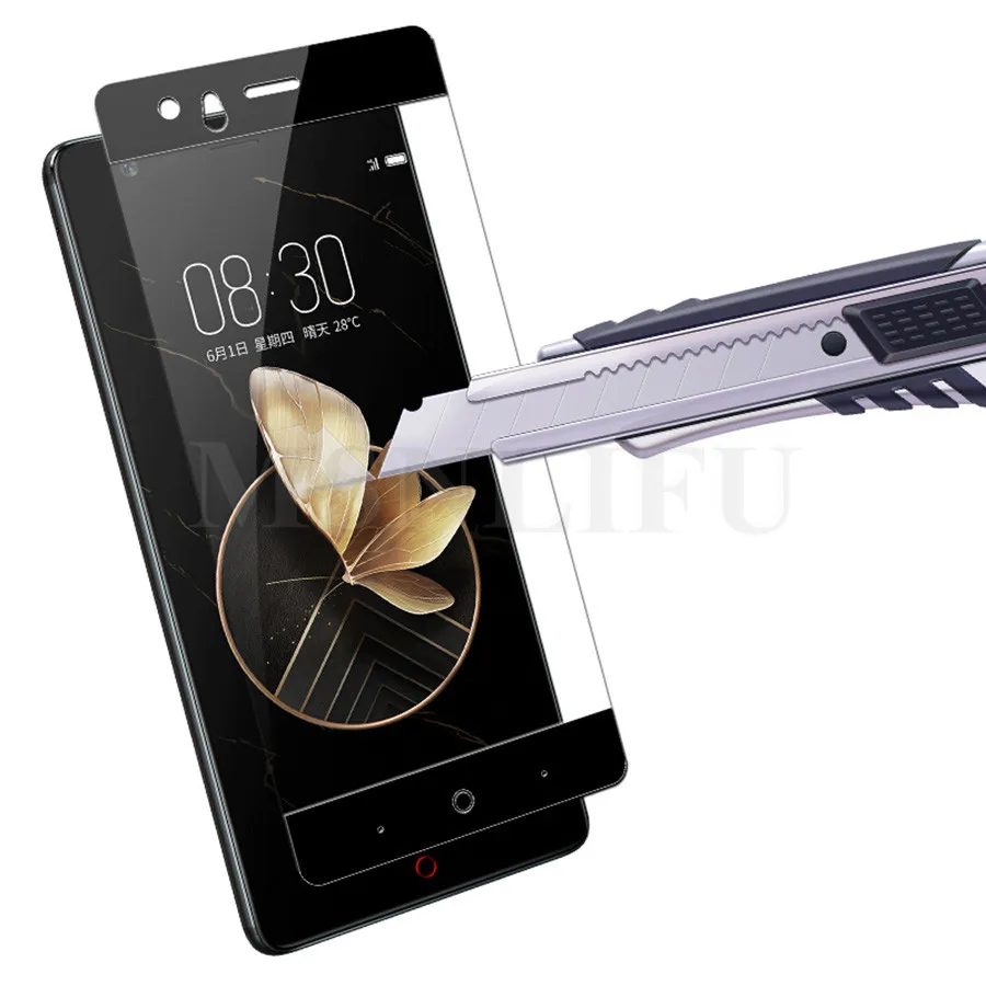 2 шт. 2.5D полное покрытие Премиум Закаленное стекло для ZTE Nubia Z17 Lite Z18 Z17s Z11 mini S