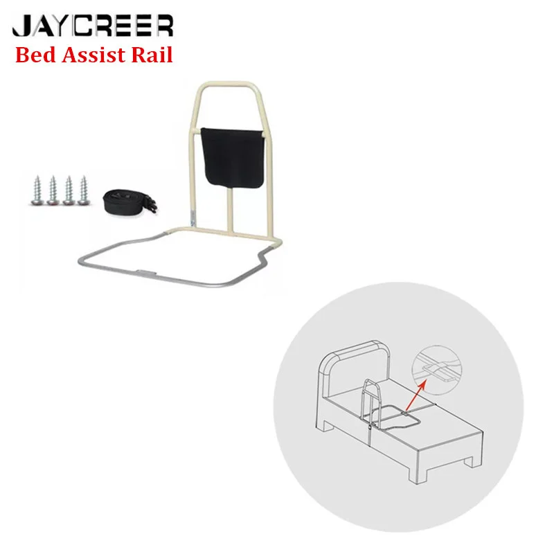 JayCreer Bed Rails for Elderly- Hospital Grade Safety Bed Rail for Adults Seniors, Bed Side Handrail, Senior Adult Handrail