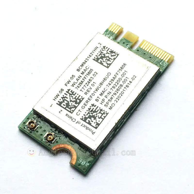 BCM943142Y 792200 001 M.2 NGFF Wi Fi WLAN карта + Bluetooth 4 0 для HP Broadcom ENVY M6 P 802.11bgn|wifi wlan card|wlan cardngff wifi |