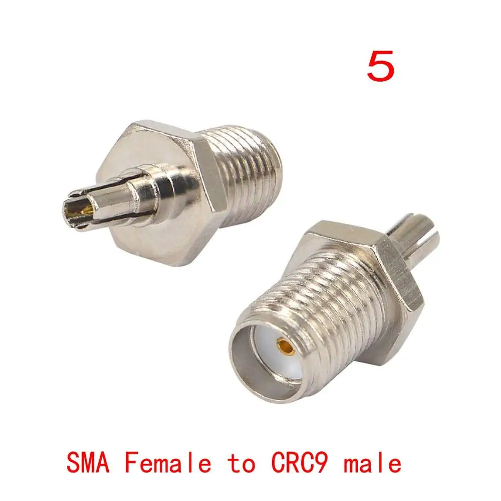 5 1 компл. 12dbi 433 МГц антенна SMA мужской усилитель+ RF разъем адаптера SMA женский к ts9 CRC9 N F BNC TNC ТВ мужской женский - Цвет: 5
