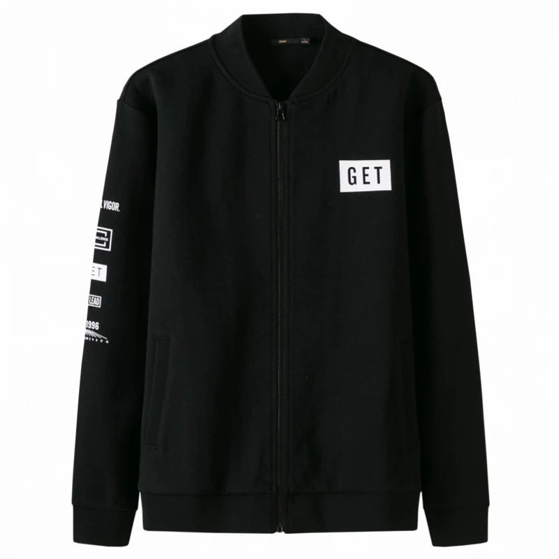 Куртка SEMIR мужская бейсбольная Бомбер на молнии с косым карманом резинка