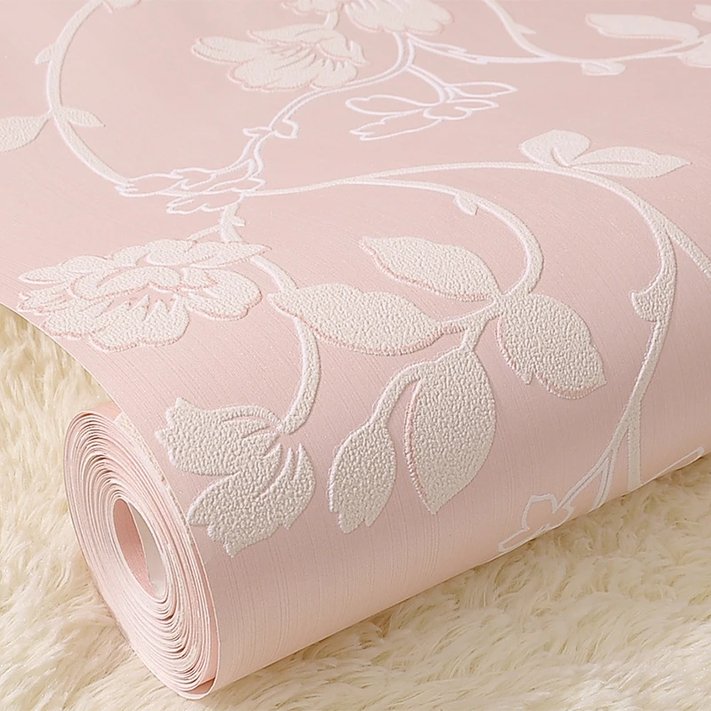 beibehang Dimensional garden flowers wallpaper non - woven bedroom full of warm living room sofa background | Обустройство дома