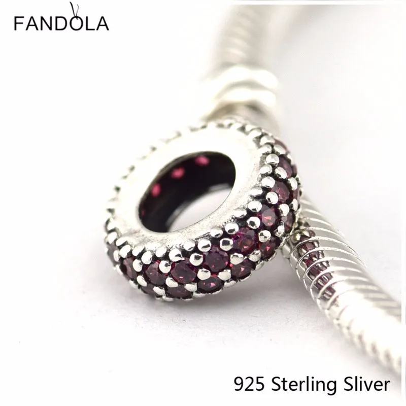 CKK Inspiration Within Red Original Charms 925 Sterling Silver Beads Jewelry Making Fits For Bracelets |