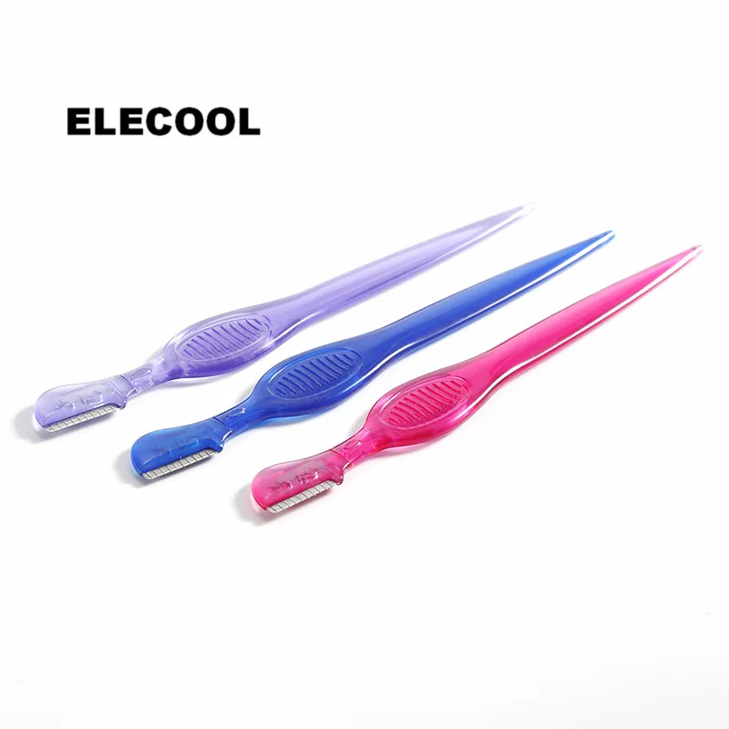 Elecool 3 штук триммер для бровей Бритва для лица для бровей для удаления волос инструмент для макияжа для Для женщин