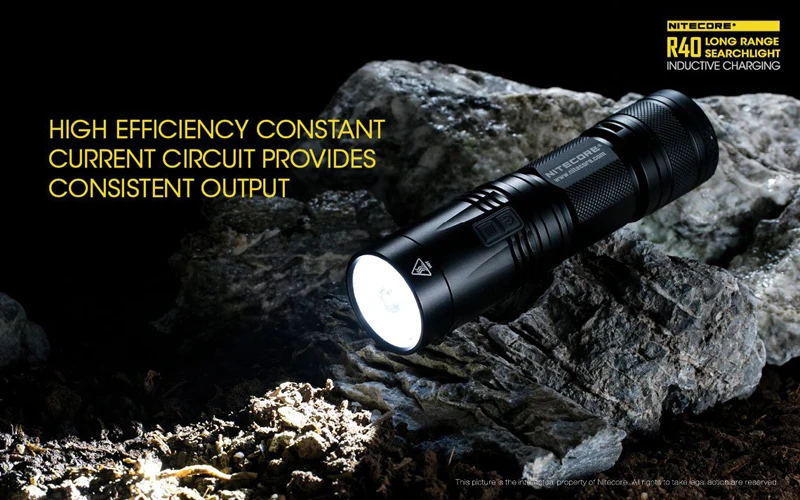Заводская цена Nitecore R40 XP-L HI светодиодный 1000 люменов Индуктивная зарядка 520 метров дальний прожектор