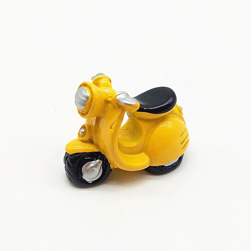 Мотоцикл Miniatura кукольный домик бонсай для сада и дома украшение игрушка миниатюрная мини Смола ремесло украшения микро декор DIY