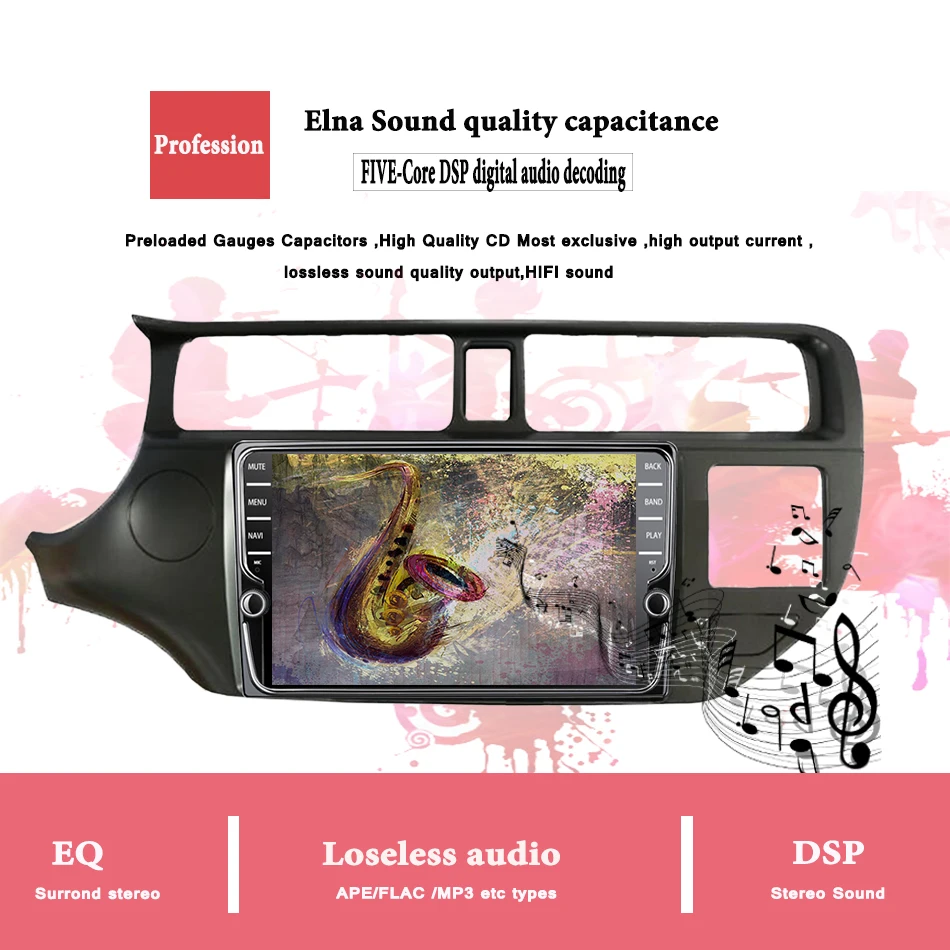 9 дюймов 2.5D Android 9,1 автомобильный dvd-плеер для Kia K3 RIO 2011 2012 2013 Автомобильный gps Мультимедиа Навигация стерео радио кассета