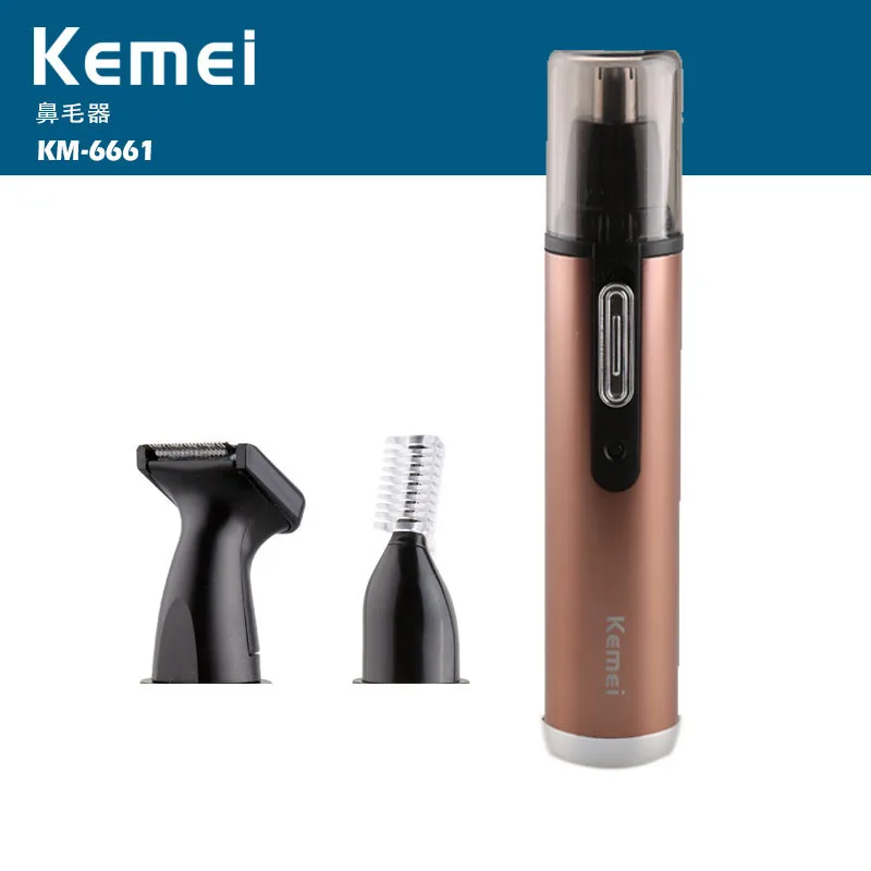 kemei Electric Shaving trimmer ear nose hair shaver clipper Safe Face Care Trimmer For Nose Trimer | Красота и здоровье