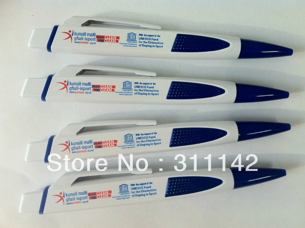 Рекламная пластиковая шариковая ручка с логотипом на заказ рекламная модная