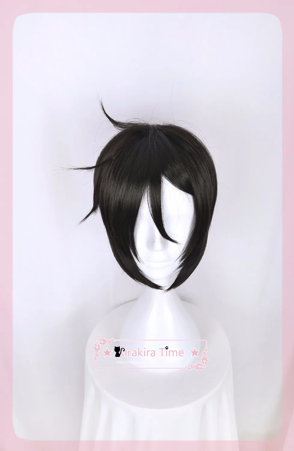 Kuroshitsuji Phantomhive Sebastian Michaelis Cosplay Wig Anime Black Butler Ciel Short Green Straight Hair | Тематическая одежда и