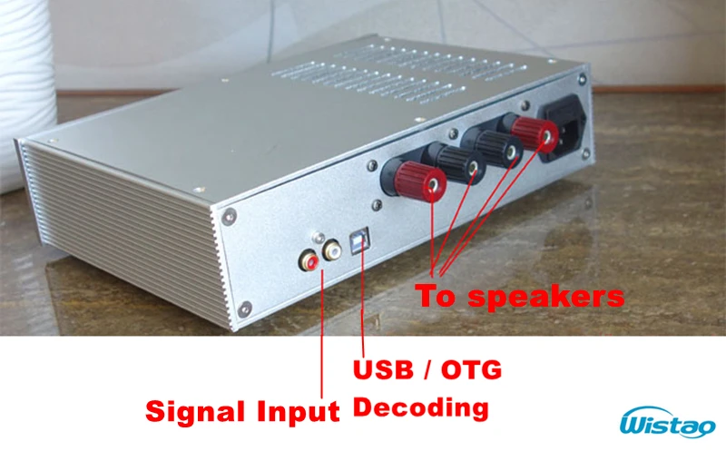 2x50 Вт HIFI усилитель мощности аудио стерео 2 SK3875 ESS9023 USB и смартфон OTG декодирование весь алюминиевый корпус