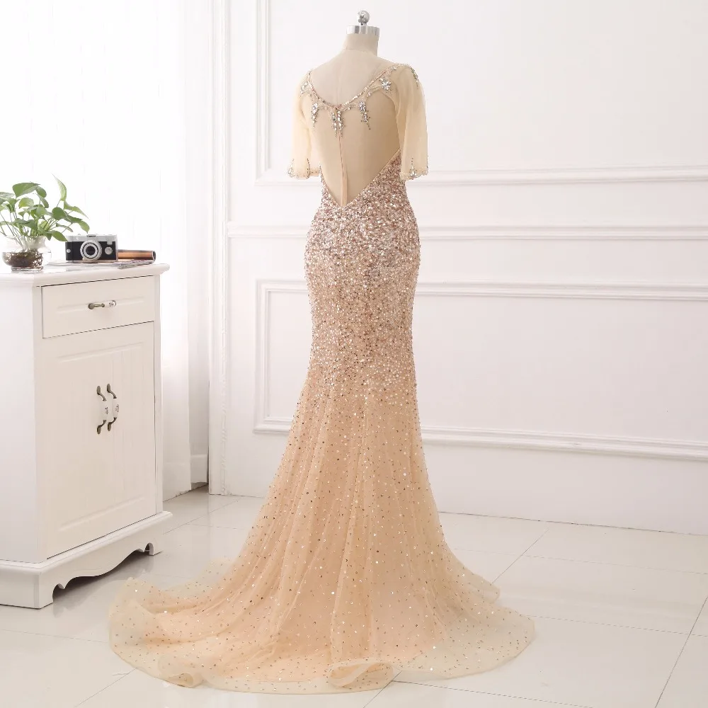 Женское платье с длинным рукавом роскошное невесты 2017 высокого качества|vestido de