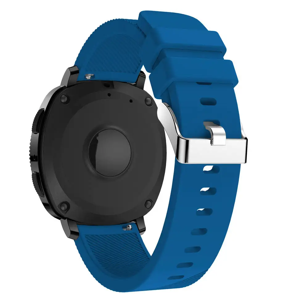 deep bule Спортивный силиконовый ремешок для часов samsung gear Sport 20 мм, ремешок на запястье, сменный ремешок, модный легкий ремешок для часов, новинка - Цвет ремешка: deep bule