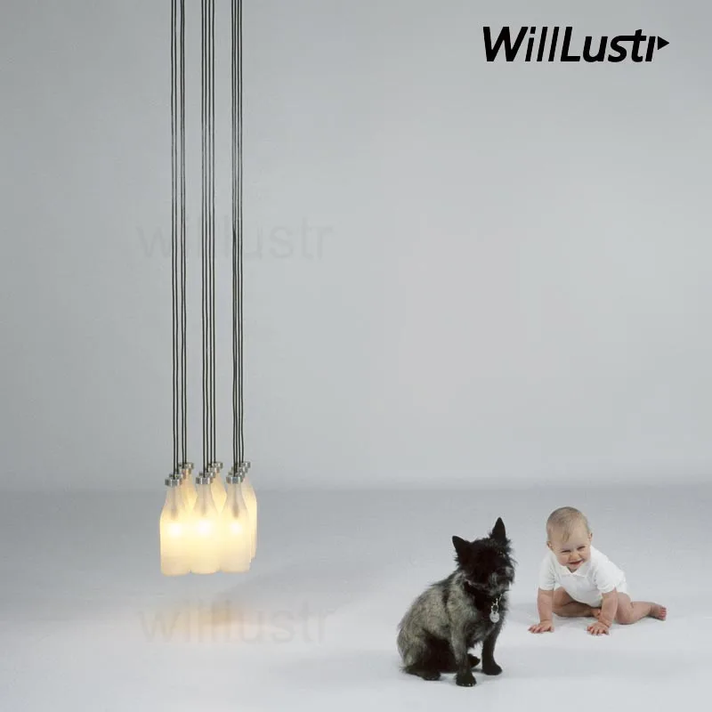 Современная Подвесная лампа для молочной бутылки TeJo Remy дизайн отеля ресторана