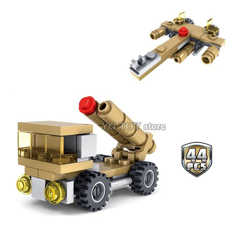 New Military Building Block Tank Fighter Warship Dora Cannon Army Toy Kazi Blocks Compatible with lego Bricks | Игрушки и хобби