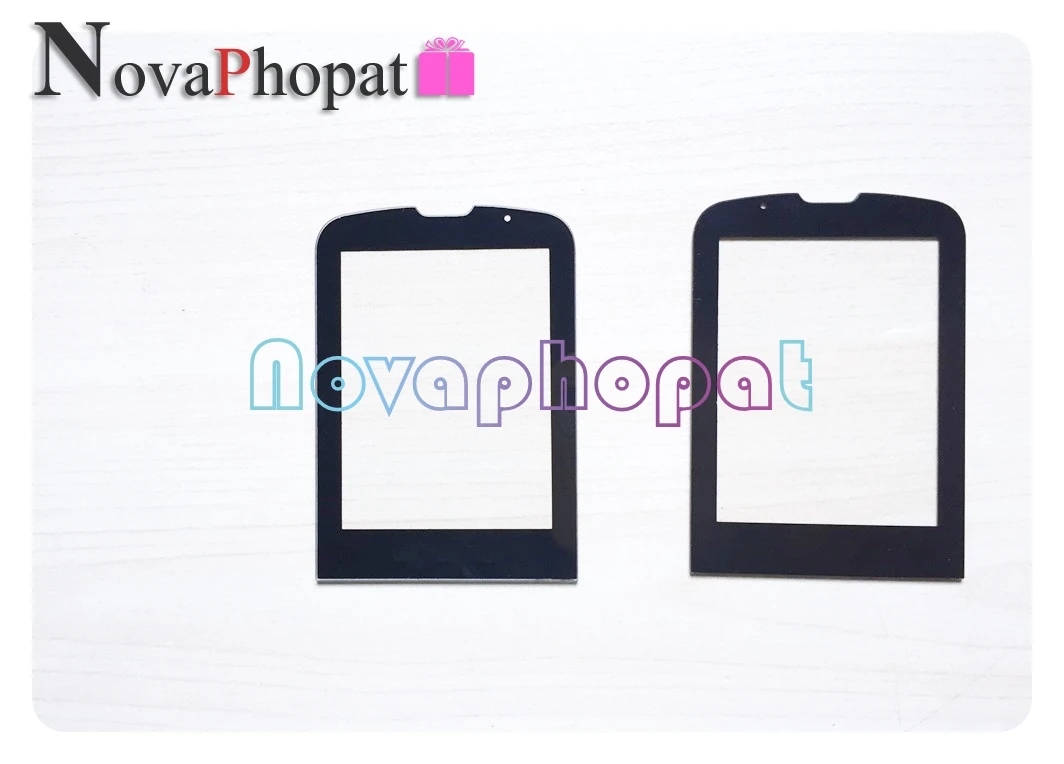 Novaphopat черный стеклянный экран для Philips E560 стеклянная панель объектива Замена (не