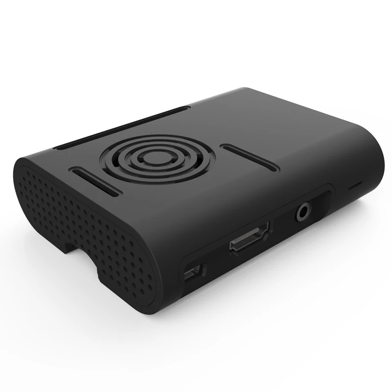 as picture Чехол Aokin для Raspberry Pi, корпус с алюминиевым радиатором, охлаждающий вентилятор для Raspberry PI 3 Model B+ Plus, Pi 3/2 - Цвет: as picture