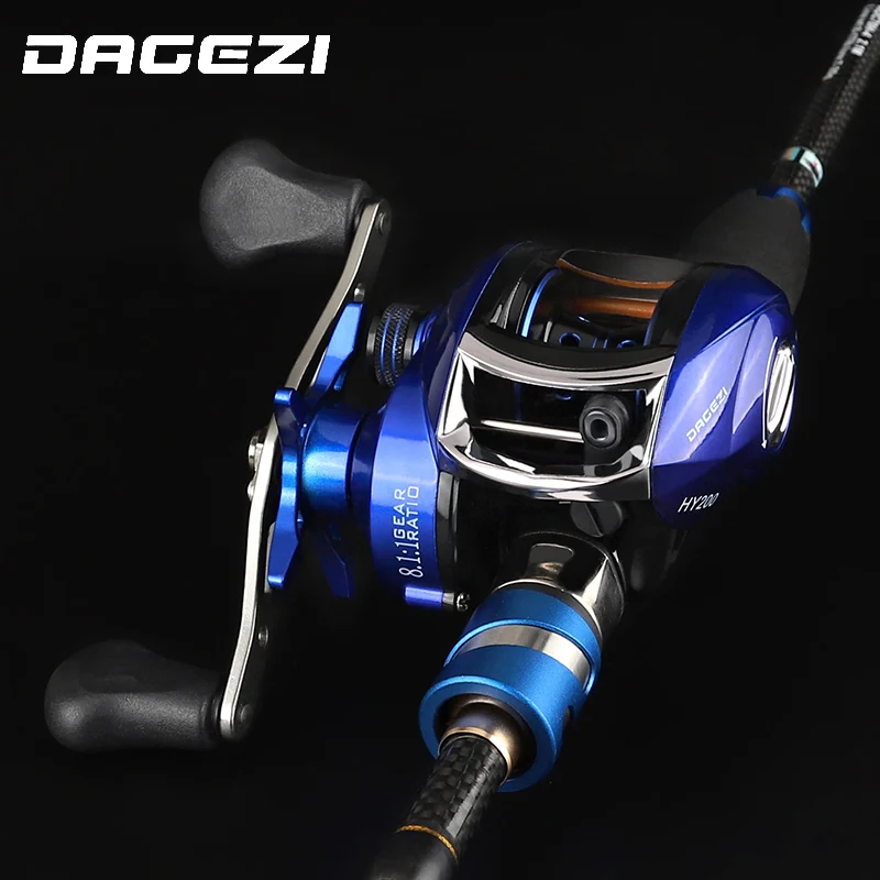 DAGEZI удочка для приманки Combo baitcasing катушка combo 1 8 m/2 4 m литейная Удочка + рыболовные