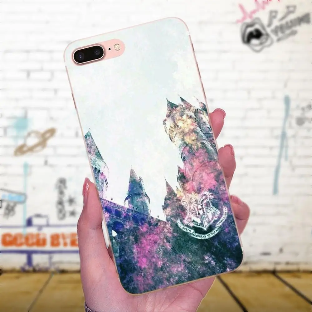 Гарри Поттер Мягкий ТПУ узор Розовый для Huawei Honor 4C 5A 5C 5X 6 6C 6A 6X 7 7X 8 9 V8 V10 Y3II Y5II Y6II G8 P7