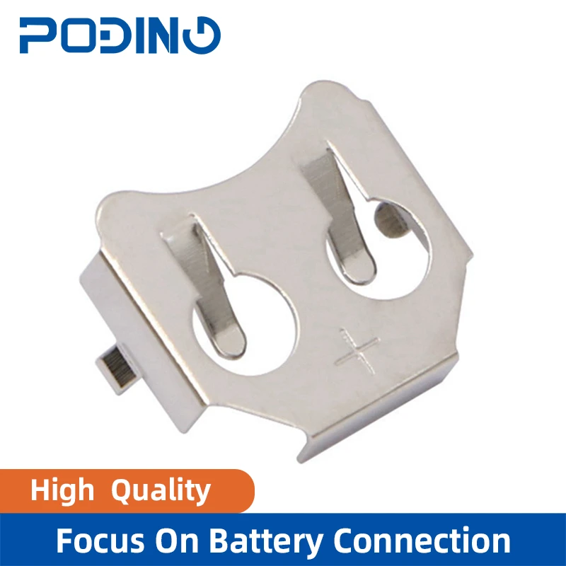 10pcs/lot THM 12MM Coin Cell Battery Holder for CR1216 CR1220 CR1225 Precision Stamping Clip Retainer CCR-1201 |