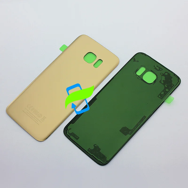 Крышка батарейного отсека для Samsung Galaxy S7 G930F/S7 Edge G935F Задняя стеклянная крышка