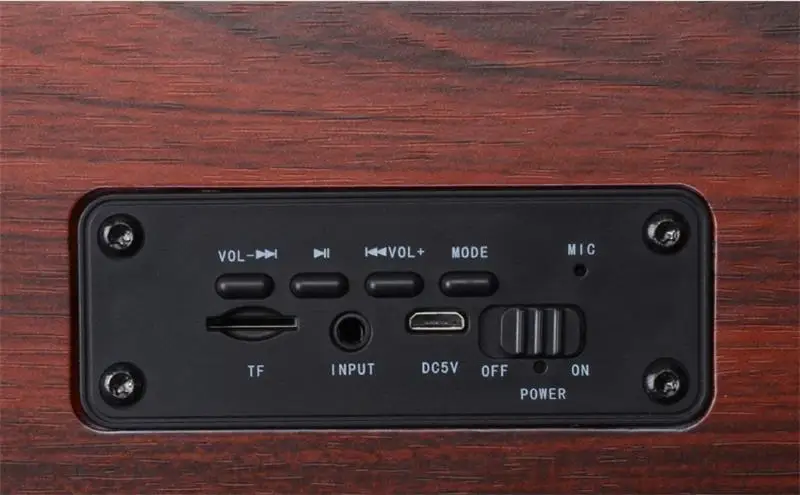 Деревянный Беспроводной Bluetooth Динамик 12 Вт стерео сабвуфер аудио Desktop громкой