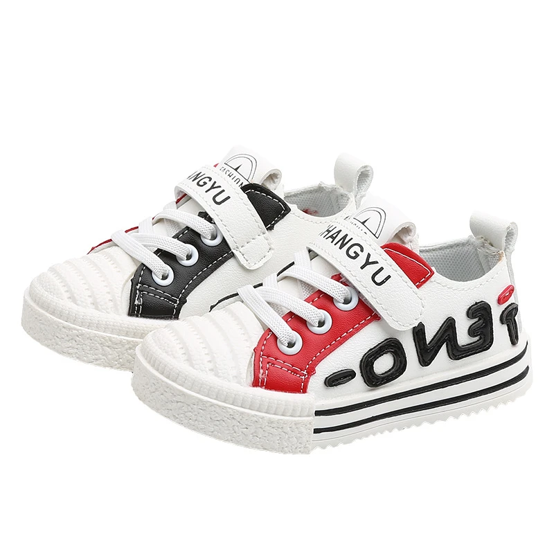 Кроссовки Детские CNFSNJ из искусственной кожи дышащие белые для мальчиков и