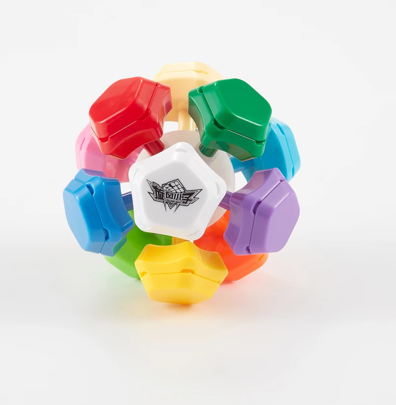 CubeXYZ CB Rainbow Megamin Cube Stickerless Puzzle Gift Idea for X'mas Birthday Collector's cube | Игрушки и хобби
