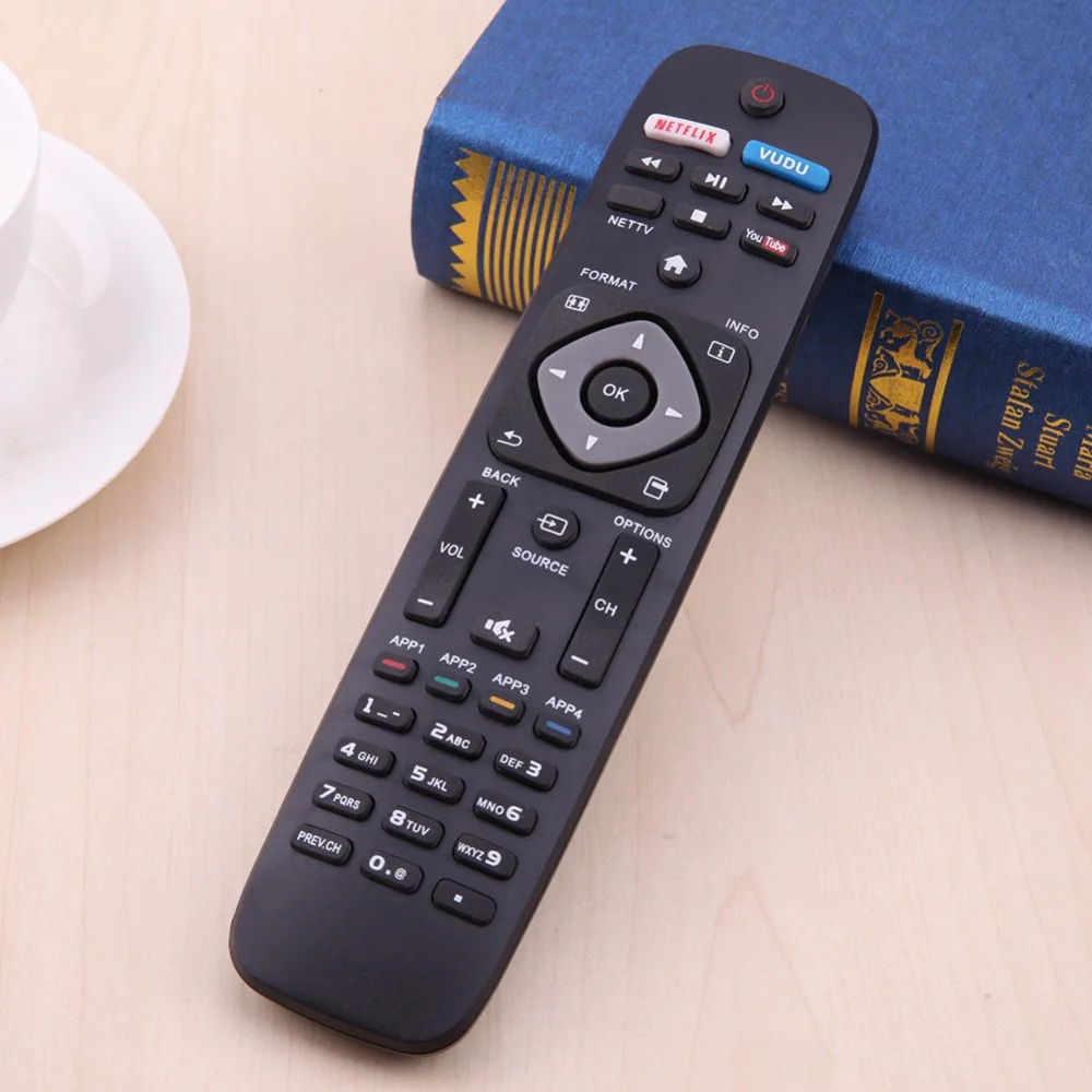 Универсальный ТВ DVD пульт дистанционного управления замена Пульт блок черный для