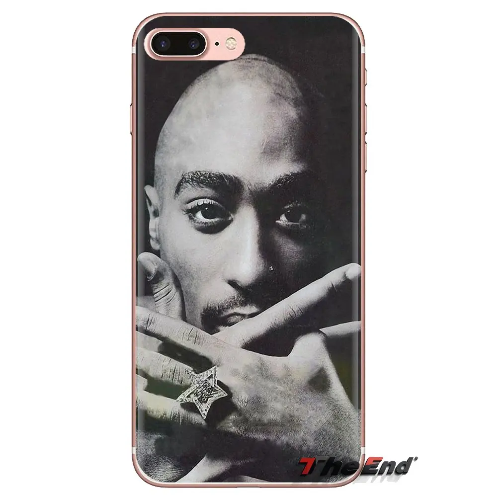 For Huawei Mate Honor 4C 5C 5X 6X 7 7A 7C 8 9 10 8C 8X 20 Lite Pro Transparent TPU Cases Covers 2Pac Tupac Amaru Shakur Makaveli |
