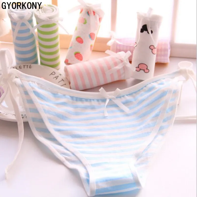 Трусики женские х/б 12 шт./лот|girls underwear panties|girls underwearpanties high |